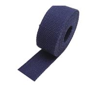 GPDNBIEU, Cinghie in fettuccia di cotone, nastro tela, borsa da cucito con reggetta for zaino in nylon(Navy Blue,25MM)