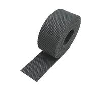 GPDNBIEU, Cinghie in fettuccia di cotone, nastro tela, borsa da cucito con reggetta for zaino in nylon(Deep Grey,25MM)