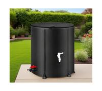 GPDNBIEU Cisterne per l'acqua piovana, Adatto for Uso Esterno a Lungo Termine, Adatto a Scene Multiple(Black,100L)
