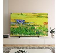 GPDNBIEU, Copertura antipolvere for TV interna di arte moderna Protezione for schermo del computer for LCD LED Antiscivolo for desktop a parete, 32-70 pollici, Colore:A(A,70in(160x98cm))