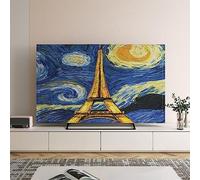 GPDNBIEU, Copertura antipolvere for TV interna di arte moderna Protezione for schermo del computer for LCD LED Antiscivolo for desktop a parete, 32-70 pollici, Colore:A(C,60in(139x85cm))