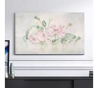 GPDNBIEU, Copertura da 32-80 Pollici for Display in Tessuto Traspirante Antiscivolo Universale Fiore di Loto for TV a Schermo Piatto(Flower,70inch)
