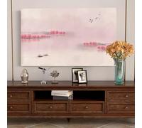 GPDNBIEU, Copertura da 32-80 Pollici Pittura paesaggistica Universale for Schermo a Cristalli liquidi a Piatto LCD/LED(Flower,49-52inch)