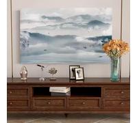 GPDNBIEU, Copertura da 32-80 Pollici Pittura paesaggistica Universale for Schermo a Cristalli liquidi a Piatto LCD/LED(Mountain1,75inch)