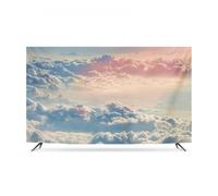 GPDNBIEU, Copertura da 32-80 Pollici Universale for Display a Cristalli liquidi curvi Appendere alla Parete del Desktop, TV for Computer, Art(Clouds2,70inch)