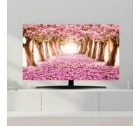 GPDNBIEU, Copertura Decorativa Universale for Schermo Curvo/Piatto da Appendere e scrivania for Televisione, Monitor di Computer(Flower2,58-60inch)