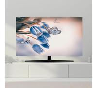 GPDNBIEU, Copertura Decorativa Universale for Schermo Curvo/Piatto da Appendere e scrivania for Televisione, Monitor di Computer(Flower1,32inch)