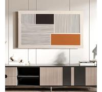 GPDNBIEU, Copertura for TV con motivo geometrico, copertura for LCD a LED for esterni for interni, protettiva for display impermeabile e protezione solare(A,32in)