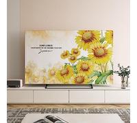 GPDNBIEU, Copertura protettiva for schermo TV LCD LED for pittura a olio antiscivolo montata a parete addensata for la decorazione domestica, Colore: C(B,60in(139x85cm))