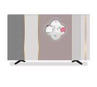 GPDNBIEU, Copertura TV Proteggi Schermo antipolvere for 32-80 pollici Protezione impermeabile for interna for LCD LED for display del computer(A,65IN)