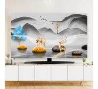 GPDNBIEU, Copertura TV Proteggi Schermo antipolvere for 32-80 pollici Protezione impermeabile for interna for LCD LED for display del computer(B,58 60IN)