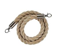 GPDNBIEU, Corda di canapa con barriera for montanti, for il controllo della folla, corda for code barriere(0.9m/3ft)