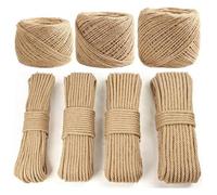 GPDNBIEU, Corda di canapa Corda di canapa fine Corda di canapa resistente all'usura Corda di legatura Decorazione Corda di canapa fatta a mano Corda di canapa Corda del tubo Tiro alla fune