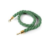 GPDNBIEU, Corda for barriere di coda for pali sostegno. Palo con bottoni a pressione lucidati(Gold Hooks,2.5m/8.2ft)