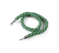 GPDNBIEU, Corda for barriere di coda for pali sostegno. Palo con bottoni a pressione lucidati(Silver Hooks,2.2m/7.2ft)