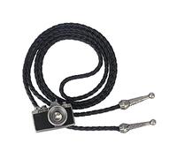 GPDNBIEU, Cravatta Bolo Tie da uomo casual retrò creativa for fotocamera - Costume americano cravatta da cowboy occidentale, ragazzo donna