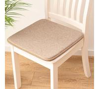 GPDNBIEU, Cuscini for sedie da pranzo, confezione 2 4 6 cuscini for in tinta unita, for con vari colori for interni ed esterni, 50x50 cm(Light Coffee,4PCS)