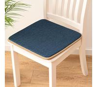 GPDNBIEU, Cuscini for Sedie Da Pranzo, Confezione 2 4 6 for In Tinta Unita, for Con Vari Colori for Interni Ed Esterni,45x45cm(Indigo,4PCS)