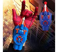 GPDNBIEU, Elettrico 9,8 ft Real Rope Spider String Shooter Gadget Fantastici, Giochi di Ruolo Supereroi Fantastici Giocattoli Divertenti Ottimo for i Bambini(Blue)