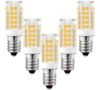 GPDNBIEU Lampadina LED E14 7W, 220V-240V, equivalente a lampadina alogena da(Warm White)