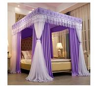 GPDNBIEU, Letti da 1,5 m/1,8 m/2 m - Protezione a 360° - E Ombreggiatura - Baldacchino for Letto Domestico for Tutte Le Stagioni(Style5,150x200x200cm)