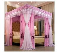 GPDNBIEU, Letti da 1,5 m/1,8 m/2 m - Protezione a 360° - E Ombreggiatura - Baldacchino for Letto Domestico for Tutte Le Stagioni(Style11,180x220x200cm)