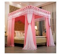 GPDNBIEU, Letti da 1,5 m/1,8 m/2 m - Protezione a 360° - E Ombreggiatura - Baldacchino for Letto Domestico for Tutte Le Stagioni(Style9,150x200x200cm)