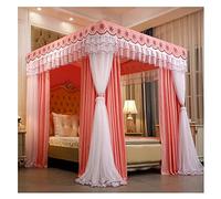 GPDNBIEU, Letti da 1,5 m/1,8 m/2 m - Protezione a 360° - E Ombreggiatura - Baldacchino for Letto Domestico for Tutte Le Stagioni(Style8,180x200x200cm)