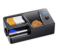 GPDNBIEU, Macchina for arrotolare Sigarette elettrica Automatica da 6,5/8 mm, Ricaricabile, Portatile, iniettore di Tabacco(Black)