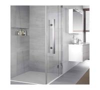 GPDNBIEU, Maniglia for porta for doccia in vetro, Kit maniglia for scorrevole for armadio Balcone Patio, Sostituzione for del fienile su due lati(Long 80cm/31.5 inch)