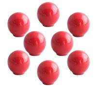 GPDNBIEU, Maniglie for pomelli for porte dell'armadio da 8 pezzi for maniglie for ante dei cassetti mobili(Red,Diameter 27mm)