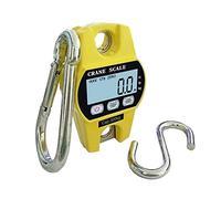 GPDNBIEU, Mini bilancia sospesa elettronica digitale for gru tascabile da 660 libbre 300 kg, for pesatura di pesca di caccia in fattoria - Giallo
