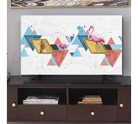 GPDNBIEU, Moderna copertura TV for interni Coperture da 19-65 pollici, proteggi schermo Art Cover Tipo for schermi piatti LCD LED al plasma Televisori Panno antipolvere, Colore:C(B,45in(105x63cm))