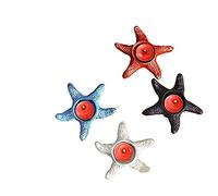 GPDNBIEU, Portacandele a forma di stella da 4 pezzi, cena, confessione, proposta, ornamenti decorativi retrò europei