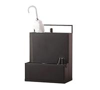 GPDNBIEU, Portaombrelli in Metallo, portaombrelli for ombrelli Piccoli e Grandi, portaombrelli Commerciale a 12 Griglie, for casa o Ufficio, Design Moderno Nero