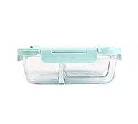 GPDNBIEU, Portapranzo Bento Box; La materia prima è vetro borosilicato; Facile da pulire; Non facile assaporare; guidare(Blue)