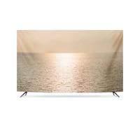 GPDNBIEU, Proteggi Display for Pittura Decorativa in Tessuto Estensibile da 32-80 Pollici for Alba e Tramonto for schermi di Computer/LED(Sunrise1,80inch)