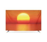 GPDNBIEU, Proteggi Display for Pittura Decorativa in Tessuto Estensibile da 32-80 Pollici for Alba e Tramonto for schermi di Computer/LED(Sunrise2,55inch)