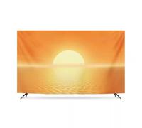 GPDNBIEU, Proteggi Display for Pittura Decorativa in Tessuto Estensibile da 32-80 Pollici for Alba e Tramonto for schermi di Computer/LED(Sunrise4,80inch)