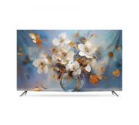 GPDNBIEU, Protezione con Stampa Floreale for TV a Parete e Desktop, Adatta Universale for LCD/LED Curvo/Piatto(Flower1,75inch)