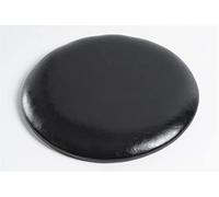 GPDNBIEU, Sgabello rotondo Cuscino for sedia antiscivolo Cuscini in spugna di pelle Sedile for carte da ristorante bar for for(Black,30cm)