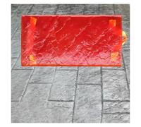 GPDNBIEU, Stampi quadrati in cemento ardesia for pareti/pavimenti, tappetino for stampi in poliuretano for pavimenti in, timbri decorativi in cemento senza soluzione di continuità