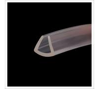 GPDNBIEU, Striscia di tenuta in gomma a U, canale in gomma a U Striscia di tenuta for bordi trasparente da 3,28 piedi(10mm x 10mm)