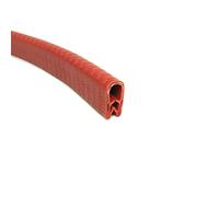 GPDNBIEU, Striscia di tenuta in gomma a U, guarnizione in gomma a forma di U, protezione del rivestimento, protezioni for bordi della portiera dell'auto, striscia nera for auto, porte, finestre, prote