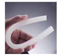 GPDNBIEU, Striscia sigillante in gomma siliconica solida resistente alle alte temperature bianca da 1 m for il miglioramento della casa(1M 2 * 40mm)