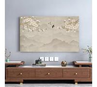 GPDNBIEU, Televisori da 32-65 Pollici Protezioni universali for Display LCD/LED Camera Letto Soggiorno Stampa Artistica Decorativa(Flower,37-39inch)