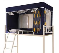 GPDNBIEU, Tenda for Letto a Castello in dormitorio Tenda Oscurante Stampata Tenda for Letto Singolo Tenda for Studenti Tenda ombreggiante for baldacchino(C)