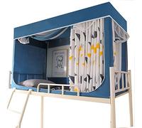 GPDNBIEU, Tenda for Letto a Castello in dormitorio Tenda Oscurante Stampata Tenda for Letto Singolo Tenda for Studenti Tenda ombreggiante for baldacchino(D)