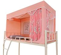 GPDNBIEU, Tenda for Letto a Castello in dormitorio Tenda Oscurante Stampata Tenda for Letto Singolo Tenda for Studenti Tenda ombreggiante for baldacchino(E)