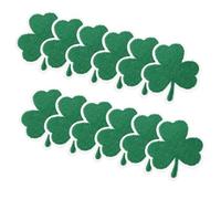 GPDNBIEU, Toppe Ricamate in Tessuto Floreale, Toppe Trifoglio da 12 Pezzi